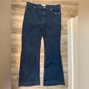 Everlane The Modern Flare Jean Dark Blue Wash